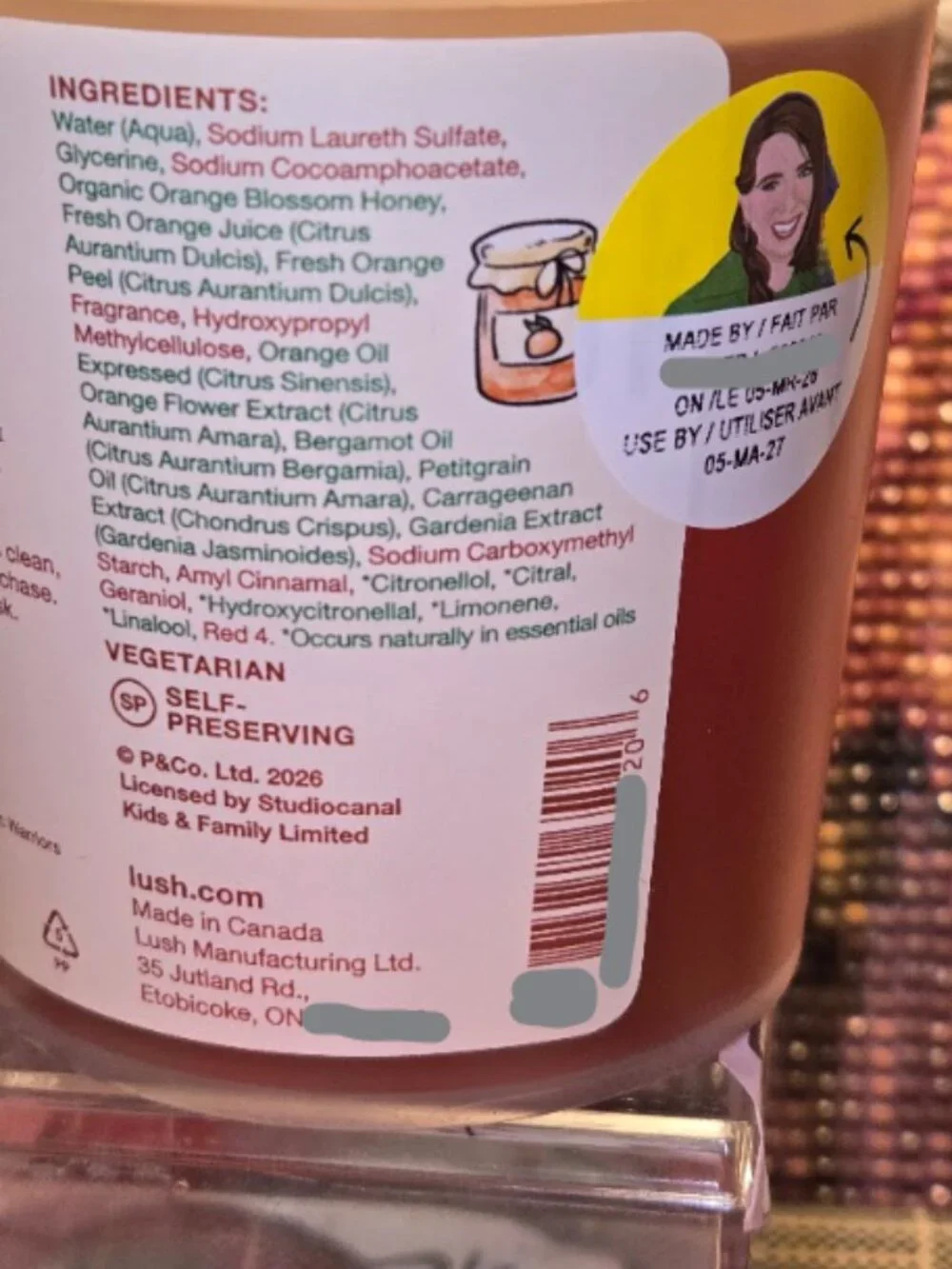 Marmalade body wash